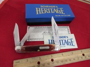 Schrade Heritage Brown Bone Whittler Pattern 8041
