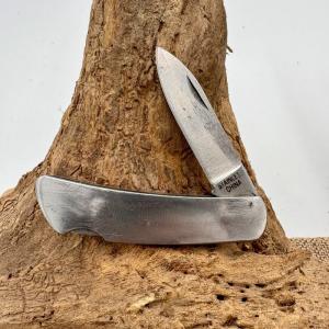 Executive Stainless Steel Drop Point Pocket Knife Plain Edge Lockback 213