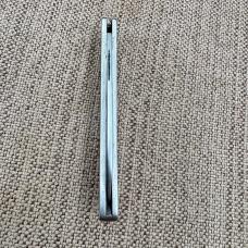 Executive Stainless Steel Drop Point Pocket Knife Plain Edge Lockback (213)