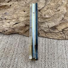Vintage Clip Point Folding Lockback Pocket Knife Black Yellow (219)