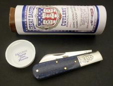 Great Eastern Cutlery #86 Boomtown Barlow Denim Blue Micarta GEC 863125SS