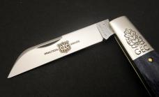 Great Eastern Cutlery #86 Boomtown Barlow Denim Blue Micarta GEC 863125SS