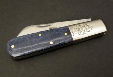 Great Eastern Cutlery #86 Boomtown Barlow Denim Blue Micarta GEC 863125SS