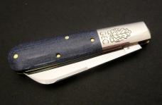 Great Eastern Cutlery #86 Boomtown Barlow Denim Blue Micarta GEC 863125SS