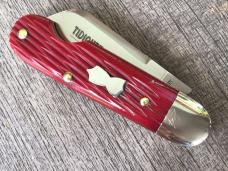 Great Eastern Cutlery 253109EO Easy Open Little Jack Red Peach Seed Jig