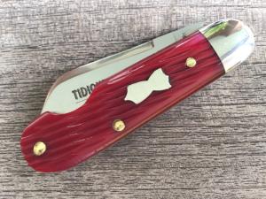 Great Eastern Cutlery 253109EO Easy Open Little Jack Red Peach Seed Jig