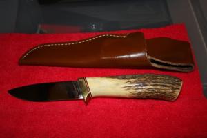 GERBER C375 Stag Vintage Fixed Blade Knife