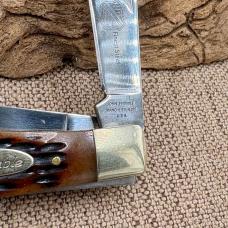 JOHN PRIMBLE MANCHESTER OHIO USA/CHINA JP30OO76 3 BLADE STOCKMAN POCKET KNIFE