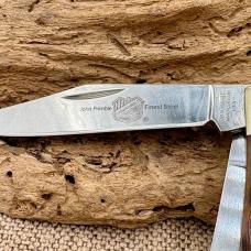 JOHN PRIMBLE MANCHESTER OHIO USA/CHINA JP30OO76 3 BLADE STOCKMAN POCKET KNIFE