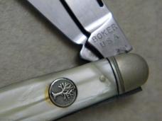 Boker USA Tree Brand 8588 Imitation Pearl Stockman Knife