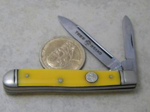 Boker USA Tree Brand 9903 Yellow Peanut Jack Knife