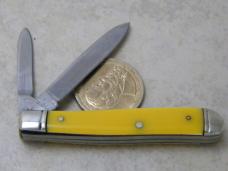 Boker USA Tree Brand 9903 Yellow Peanut Jack Knife