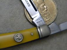Boker USA Tree Brand 9903 Yellow Peanut Jack Knife