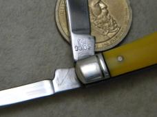 Boker USA Tree Brand 9903 Yellow Peanut Jack Knife