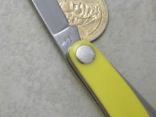 Camillus NY USA 61 Big Eye Yellow Stockman Knife