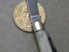 Boker USA Tree Brand 8388 Imitation Pearl Mini Stockman Knife
