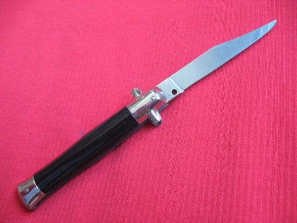 Vintage Italian Button Open Button Close Tourist Stiletto Knife - Unused Old Stock