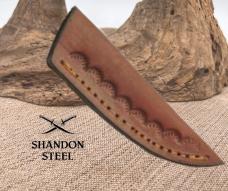 SKINNER PATCH KNIFE DH7991 Brown wood full tang blade 4 3/8