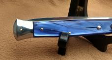 Vintage Frank Beltrame 13 inch Blue Pearlex - BEAUTY