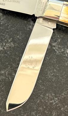 Great Eastern Cutlery Northfield 2007 73 Scout Trapper Burnt Stag Unused 
