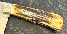 Great Eastern Cutlery Northfield 2007 73 Scout Trapper Burnt Stag Unused 