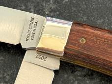 Great Eastern Cutlery Tidioute 2007 73 Scout Trapper Bocote Wood Scale Unused