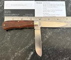 Great Eastern Cutlery Tidioute 2007 73 Scout Trapper Bocote Wood Scale Unused