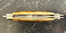 Great Eastern Cutlery Northfield 541308W Whittler Burnt Stag Scales Unused