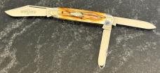 Great Eastern Cutlery Northfield 541308W Whittler Burnt Stag Scales Unused