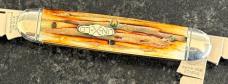 Great Eastern Cutlery Northfield 541308W Whittler Burnt Stag Scales Unused
