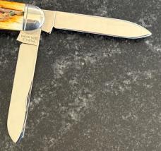 Great Eastern Cutlery Northfield 541308W Whittler Burnt Stag Scales Unused