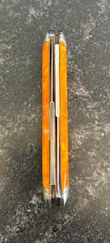 Great Eastern Cutlery Northfield 541209BHM Big Horn Moose Orange Crush Scale Unused