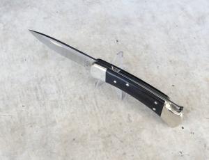 Buck 110 Folding Hunter Knife - Nickel Silver S30V Drop Point Blade - NEW