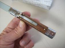 A.G.A. Campolin 8" Lever Maniago, Italy GO-55020-CW Rosewood UNUSED W/Box