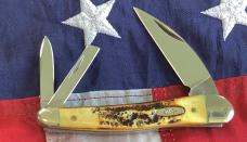 Case xx 2002 Whittler (MDL# 6.5383 WH SS) w/ Fantastic Bone Stag Handles -NOS