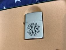 Case xx 2002 Hobo Knife w/ Chestnut Brown Bone Handles & Sheath + Lighter -Mint NOS