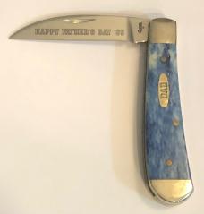 New In Tin 2009 Case Blue Bone Sway Back Gent