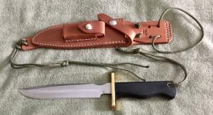 Greg Wall Custom Model 1-7 Style Knife With Custom Extras New