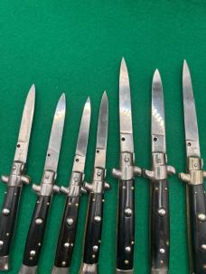 7 Italian Vintage Stilettos with Various Stamps-Cheap as Chips