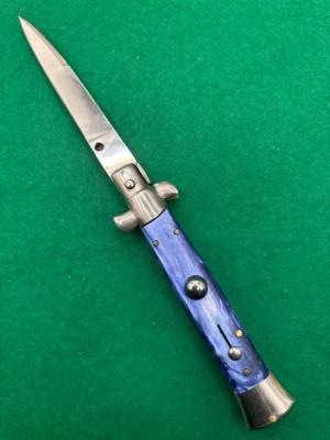 Vintage Blue Pearl Stiletto
