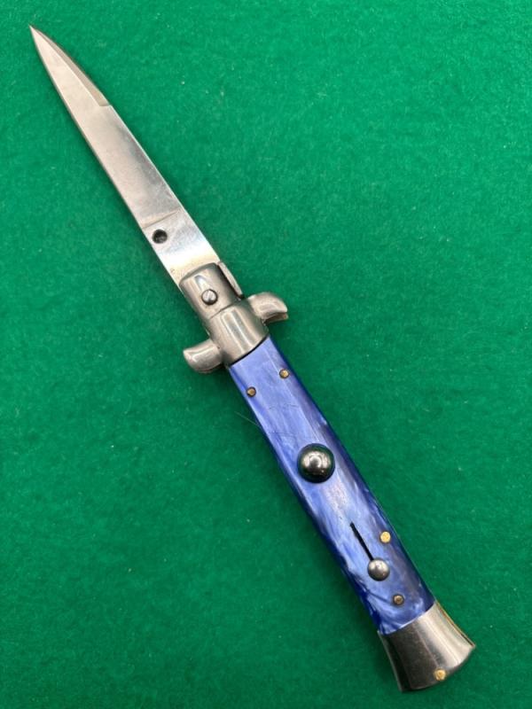 Vintage Blue Pearl Stiletto