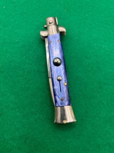 Vintage Blue Pearl Stiletto