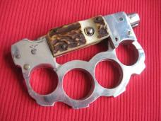 Unique German Picklock Stiletto Knuckle Duster Switchblade Knife