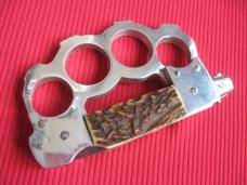 Unique German Picklock Stiletto Knuckle Duster Switchblade Knife
