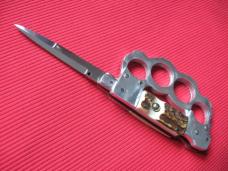 Unique German Picklock Stiletto Knuckle Duster Switchblade Knife