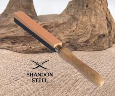 Prandi Axe Sharpening Stone PRA770800 7.75" overall. 180/400 grit Wood Handle