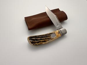 KROO CUSTOM LANNYS CLIP BURNT STAG RWL 34 STEEL FILEWORK