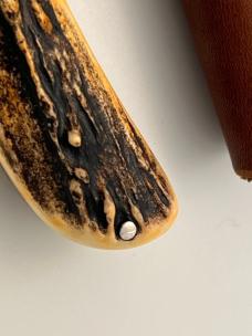 KROO CUSTOM LANNY'S CLIP BURNT STAG RWL 34 STEEL FILEWORK