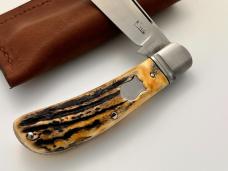 KROO CUSTOM LANNY'S CLIP BURNT STAG RWL 34 STEEL FILEWORK