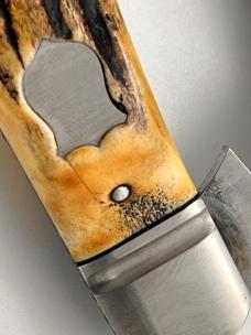 KROO CUSTOM LANNY'S CLIP BURNT STAG RWL 34 STEEL FILEWORK